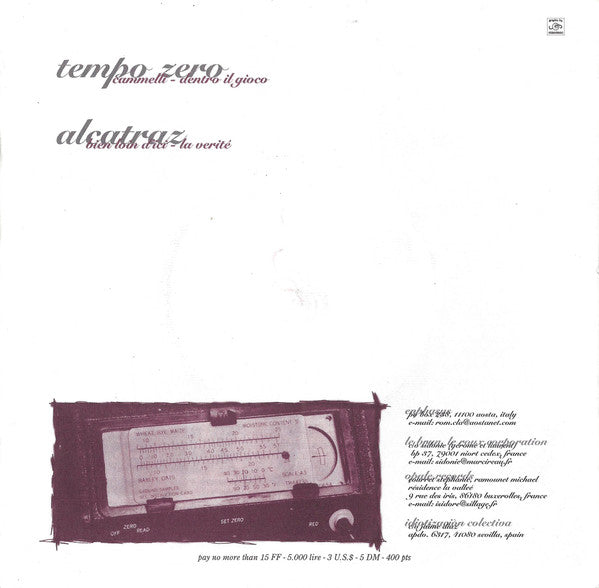 Tempo Zero - Alcatraz (7) : Communication... (7")