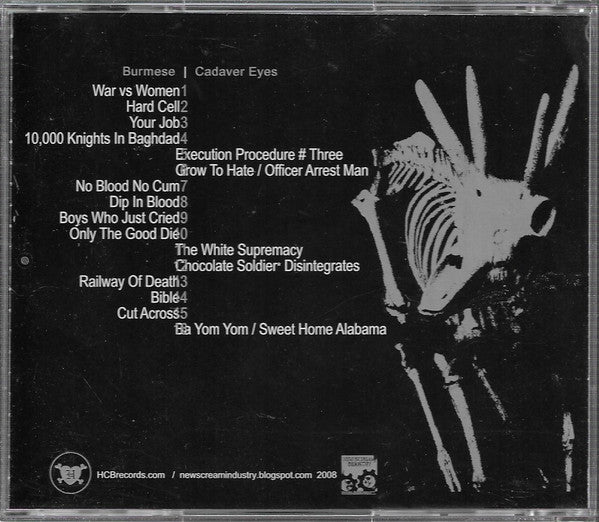 Burmese / Cadaver Eyes : Split (CD, Album)