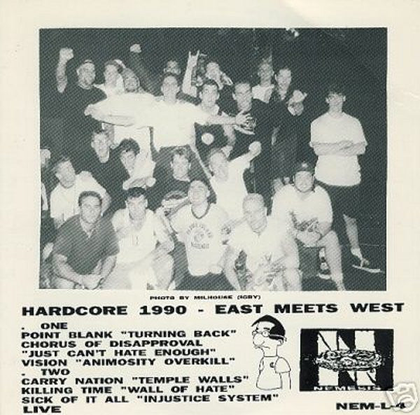 Various : Hardcore 1990 East Meets West (7", Comp)