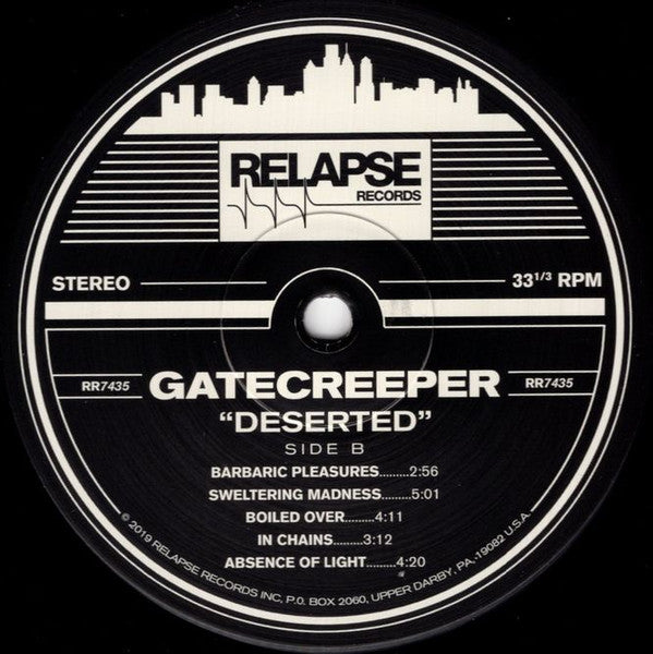 Gatecreeper : Deserted (LP, Album)
