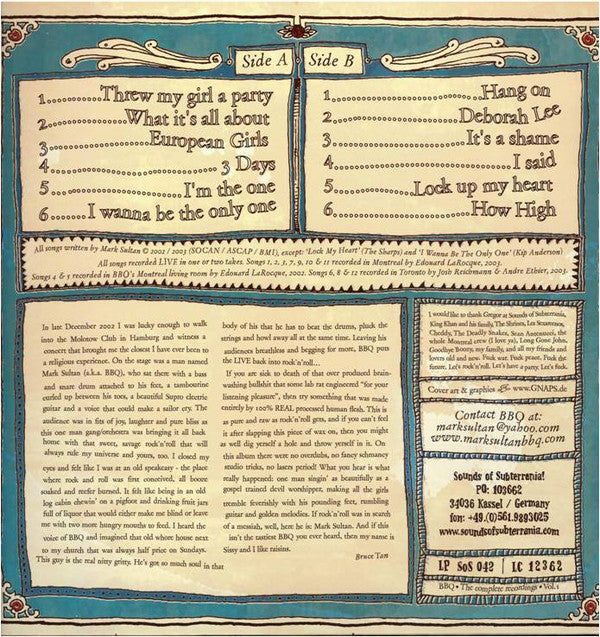 BBQ (2) : The Complete Recordings Vol. 1 (LP, Album)