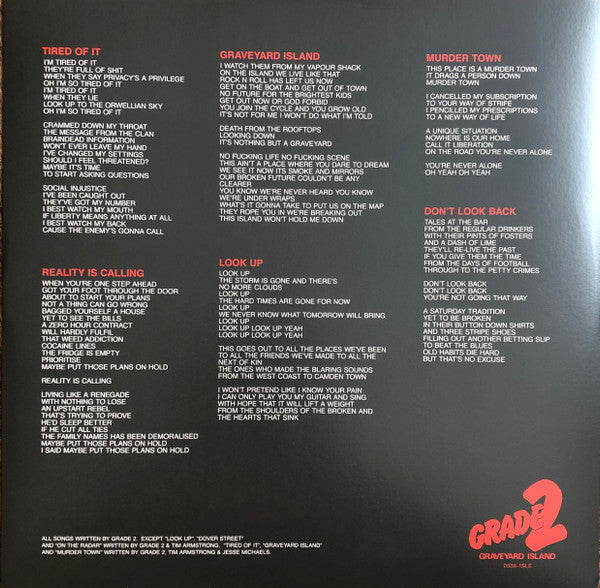 Grade 2 : Graveyard Island (LP, Album)