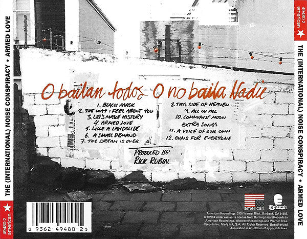 The (International) Noise Conspiracy* : Armed Love (CD, Album)