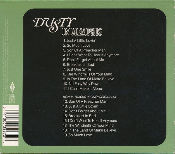 Dusty Springfield : Dusty In Memphis (CD, Album, Dlx, RM, Uni)