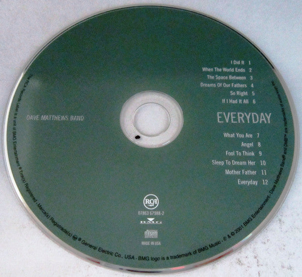 Dave Matthews Band : Everyday (CD, Album, Cin)