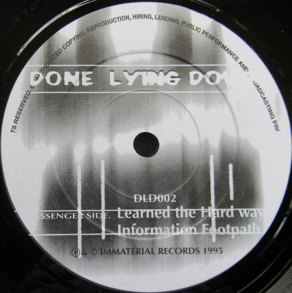 Done Lying Down : So You Drive (7", Single)