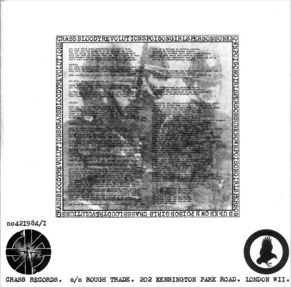 Crass / Poison Girls : Bloody Revolutions / Persons Unknown (7", KR)