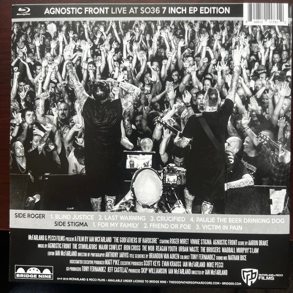 Agnostic Front : Live At SO36 (Blu-ray, All + 7", EP, Sil + S/Edition)