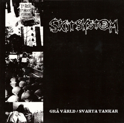 Skitsystem : Grå Värld / Svarta Tankar (LP, Album, Gat)