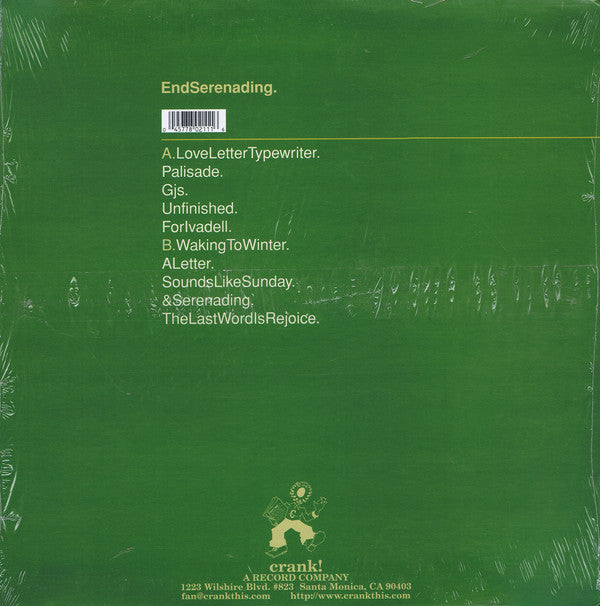 Mineral : Endserenading (LP, Album)