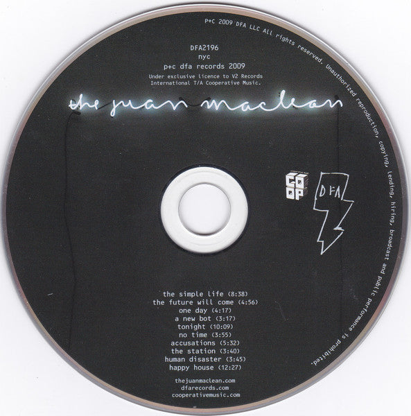 The Juan MacLean : The Future Will Come (CD, Album)