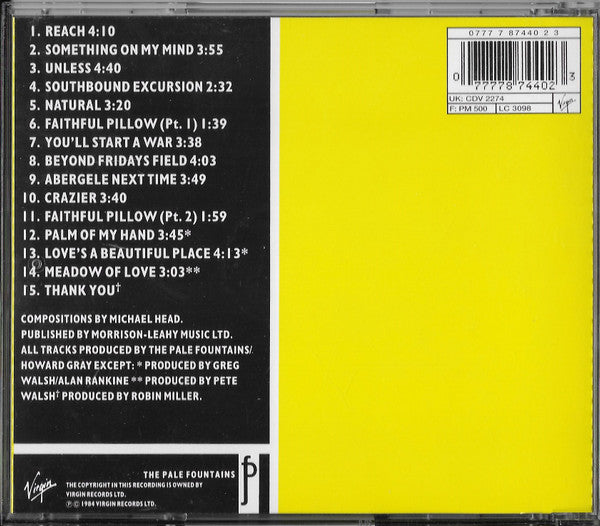 The Pale Fountains : Pacific Street (CD, Album, RE)