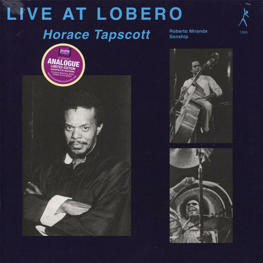 Horace Tapscott, Roberto Miranda, Sonship Theus : Live At Lobero (LP, Album, Ltd, RE, 180)