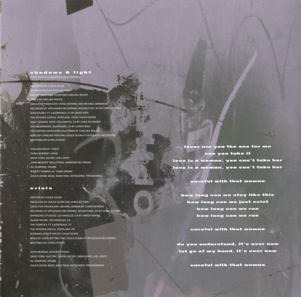 Saudade (8) : Shadows & Light / Sanctuary Dub (12", EP, Ltd)