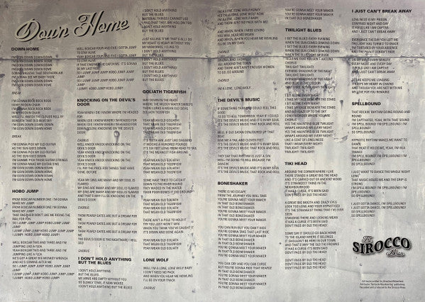 Sirocco Bros. : Down Home (LP, Album, Ltd, Tra)