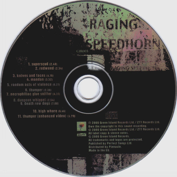 Raging Speedhorn : Raging Speedhorn (CD, Album, Enh)
