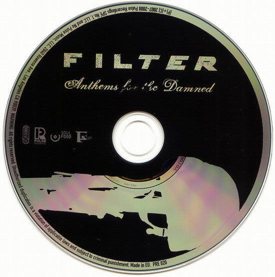 Filter (2) : Anthems For The Damned (CD, Album, Enh)