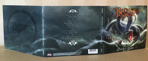 Brothers Of Metal : Emblas Saga (CD, Album, Dig)