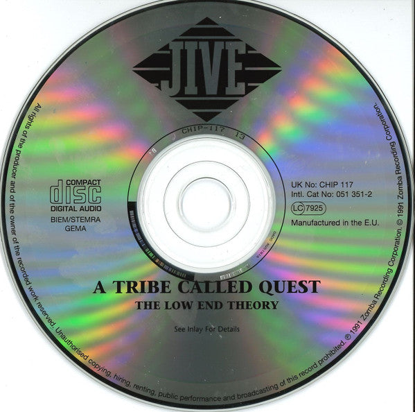 A Tribe Called Quest : The Low End Theory (CD, Album)