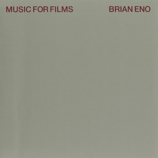 Brian Eno : Music For Films (CD, Album, RE)