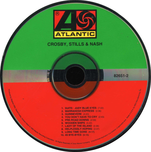 Crosby, Stills & Nash : Crosby, Stills & Nash (CD, Album, RE, RM, Com)