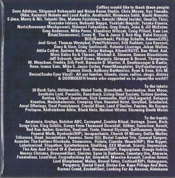 Coffins : Buried Death (CD, Album, Gat)