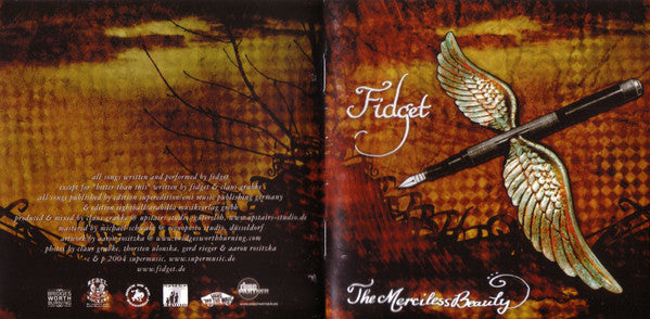 Fidget (5) : The Merciless Beauty (CD, Album)