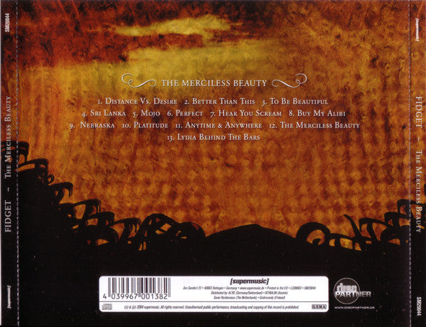 Fidget (5) : The Merciless Beauty (CD, Album)