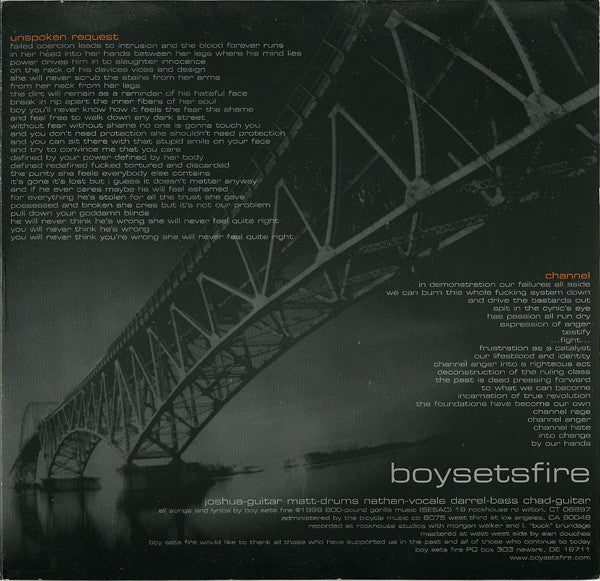 Snapcase vs. Boysetsfire : Snapcase vs. Boysetsfire EP (2x7")