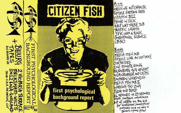 Citizen Fish : First Psychological Background Report (Cass)