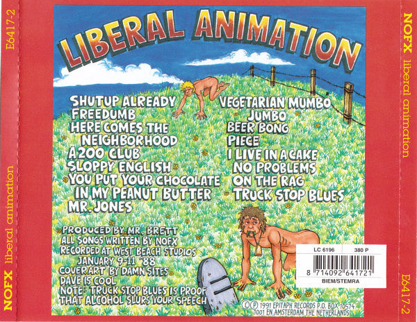 NOFX : Liberal Animation (CD, Album, RE)