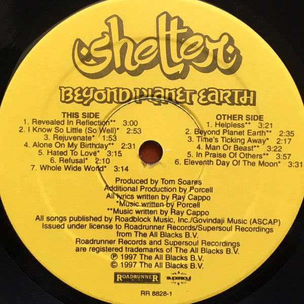 Shelter (2) : Beyond Planet Earth (LP, Album)