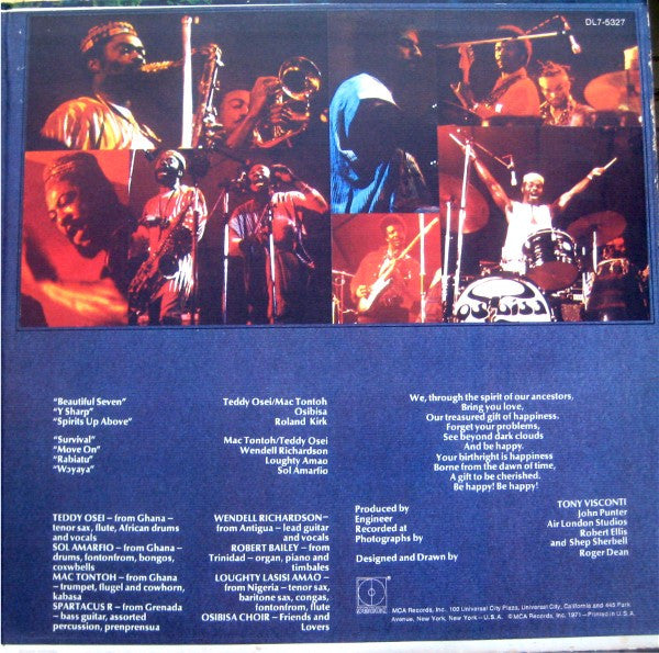 Osibisa : Wɔyaya (LP, Album, Pin)