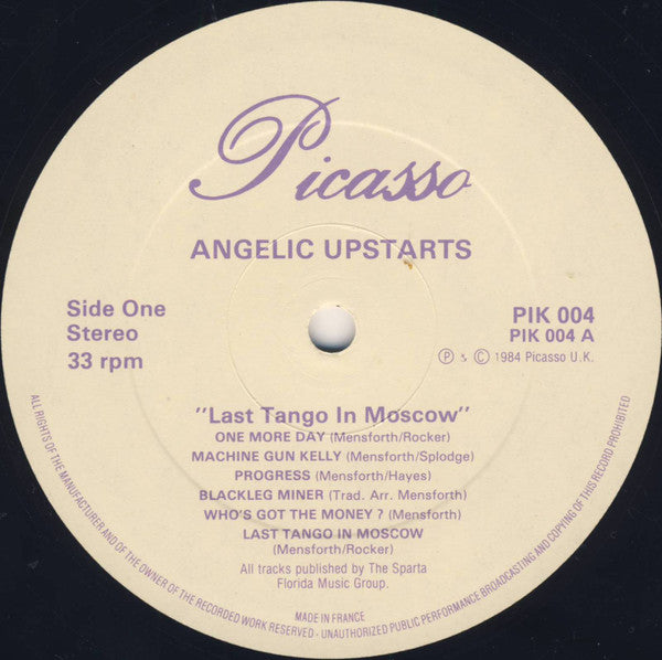 Angelic Upstarts : Last Tango In Moscow (LP, Album, IDS)