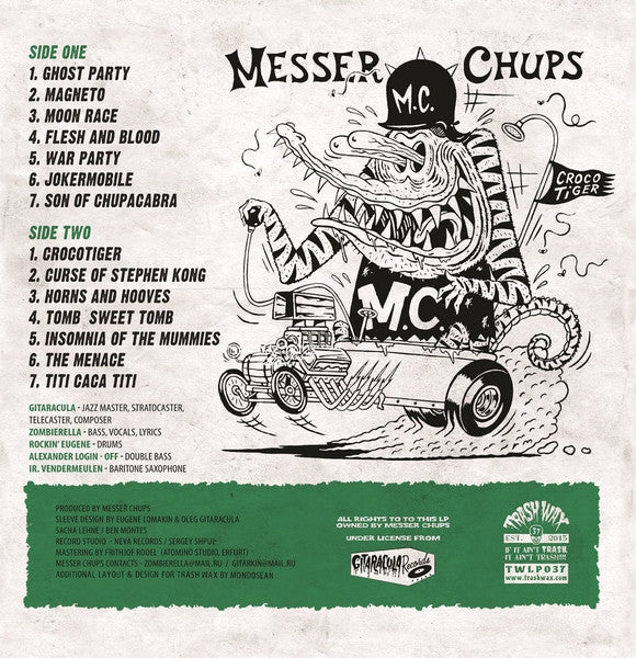 Messer Chups : The Incredible Crocotiger (LP, Ltd, RE)
