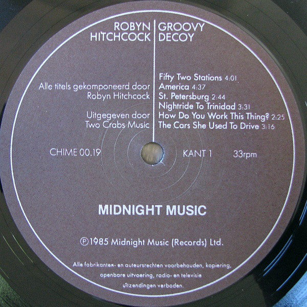 Robyn Hitchcock : Groovy Decoy (LP, Album)