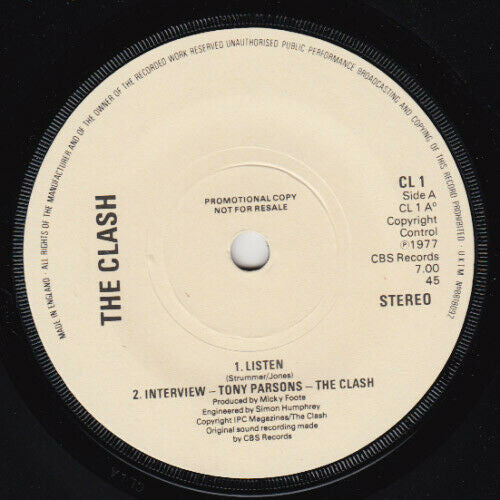 The Clash : Capital Radio E.P. (7", EP, Promo)
