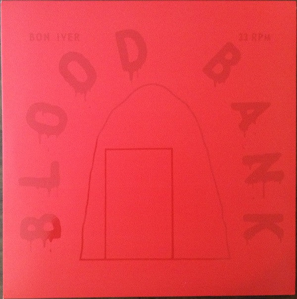 Bon Iver : Blood Bank (12", EP, Ltd, RE, Red)