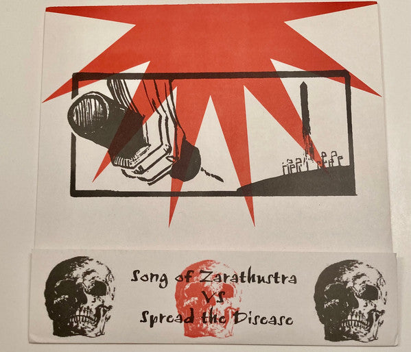 Spread The Disease / Song Of Zarathustra : Song Of Zarathustra Vs. Spread The Disease (7", EP, Ltd, Gre)