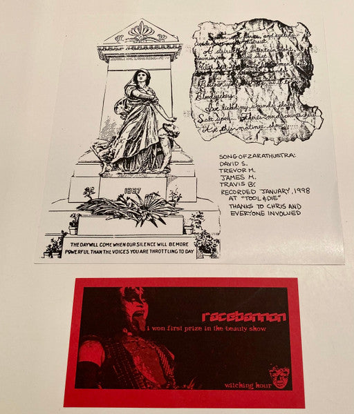 Spread The Disease / Song Of Zarathustra : Song Of Zarathustra Vs. Spread The Disease (7", EP, Ltd, Gre)