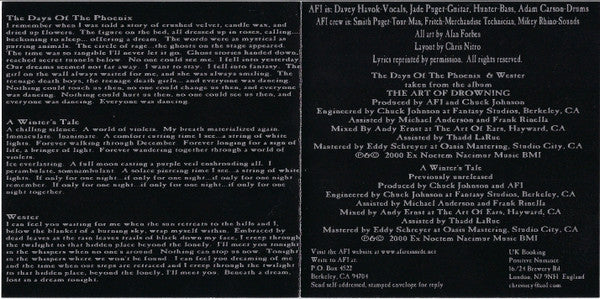 AFI : The Days Of The Phoenix E.P. (CD, EP)