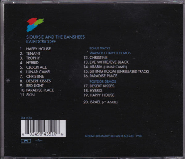 Siouxsie And The Banshees* : Kaleidoscope (CD, Album, RE, RM, RP, Son)