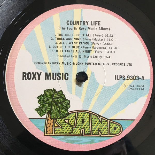 Roxy Music : Country Life (LP, Album, A2/)