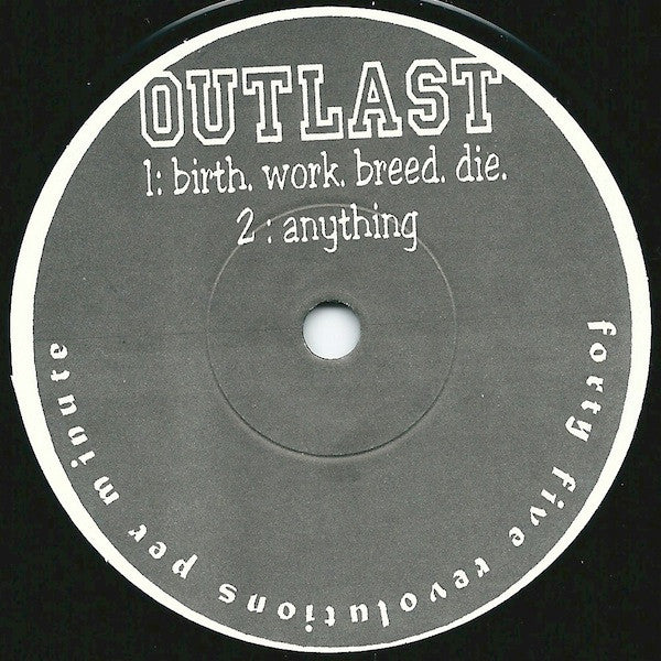 Outlast / Section 8 (2) : Outlast / Section 8 (7")
