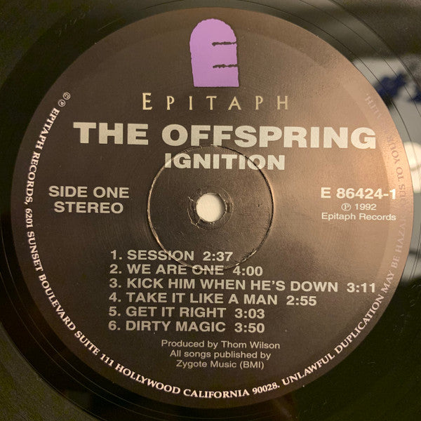 The Offspring : Ignition (LP, Album, RP)