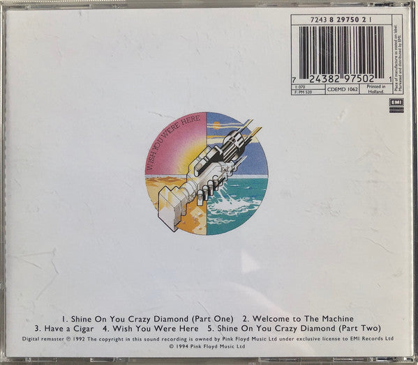 Pink Floyd : Wish You Were Here (CD, Album, RE, RM)