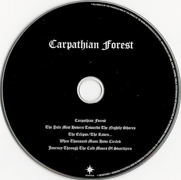 Carpathian Forest : Through Chasm, Caves And Titan Woods (CD, EP, RE, Dig)