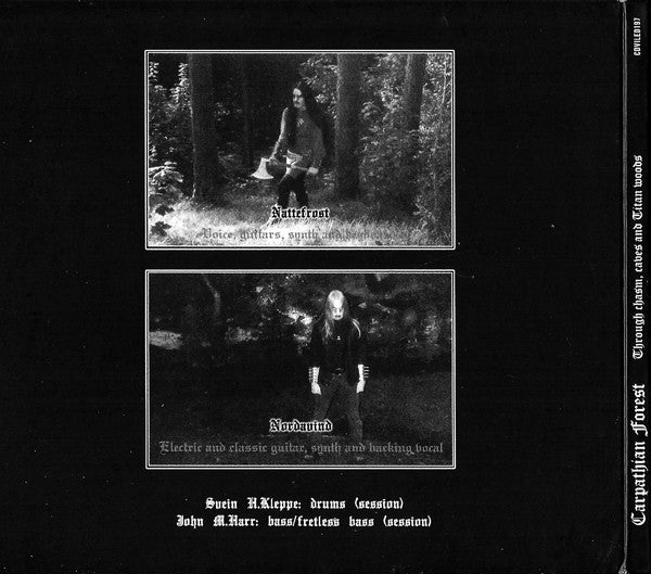 Carpathian Forest : Through Chasm, Caves And Titan Woods (CD, EP, RE, Dig)