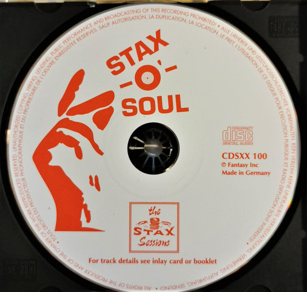 Various : Stax-O'-Soul (CD, Smplr)