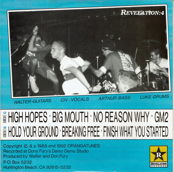 Gorilla Biscuits : Gorilla Biscuits (7", RP)
